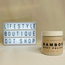 Load image into Gallery viewer, Bamboo Body Polish by The Lyfestyle co. 4oz