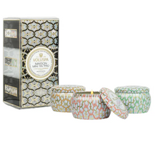 Load image into Gallery viewer, Maison Blanc Mini Tin Candle Trio