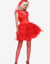 Load image into Gallery viewer, Beetlejuice Bride Costume