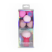 Load image into Gallery viewer, KENSIE BEAUTY Multi Assorted 6 Piece Blending Sponge Set With Pineapple Stand