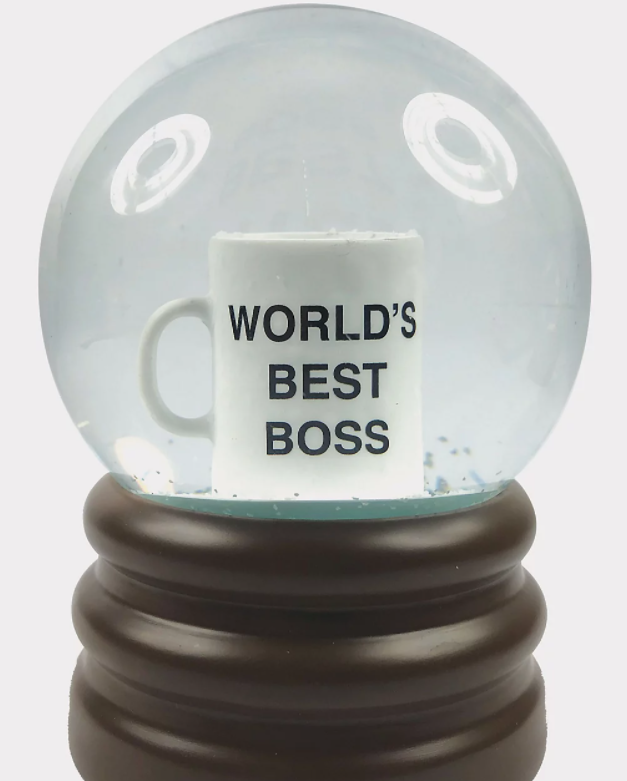 The Office World's Best Boss Snow Globe